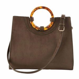 Suede Circle NWT Circle Handle Hand bag
